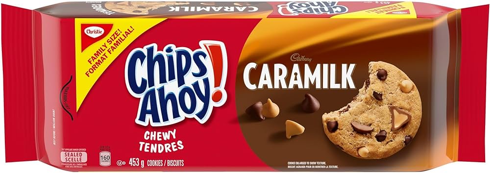 Caramilk Chewy Chips Ahoy Cookies