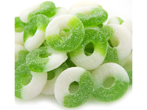 Albanese Green Apple Ring Gummies 5lb Bag