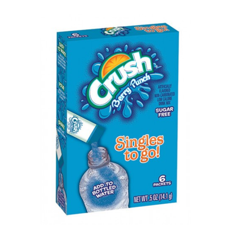 Crush Berry Punch Singles To Go 6 Count