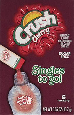 Crush Cherry Singles To Go 6 Count