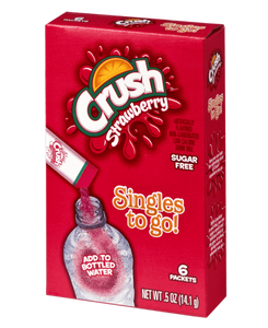 Crush Strawberry Singles To Go 6 Count