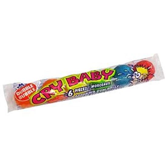 Double Bubble Cry Baby 6 Piece Gumballs