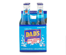 Load image into Gallery viewer, Dads Blue Cream Soda (Glass Bottle)