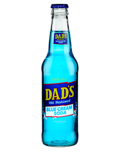 Dads Blue Cream Soda (Glass Bottle)