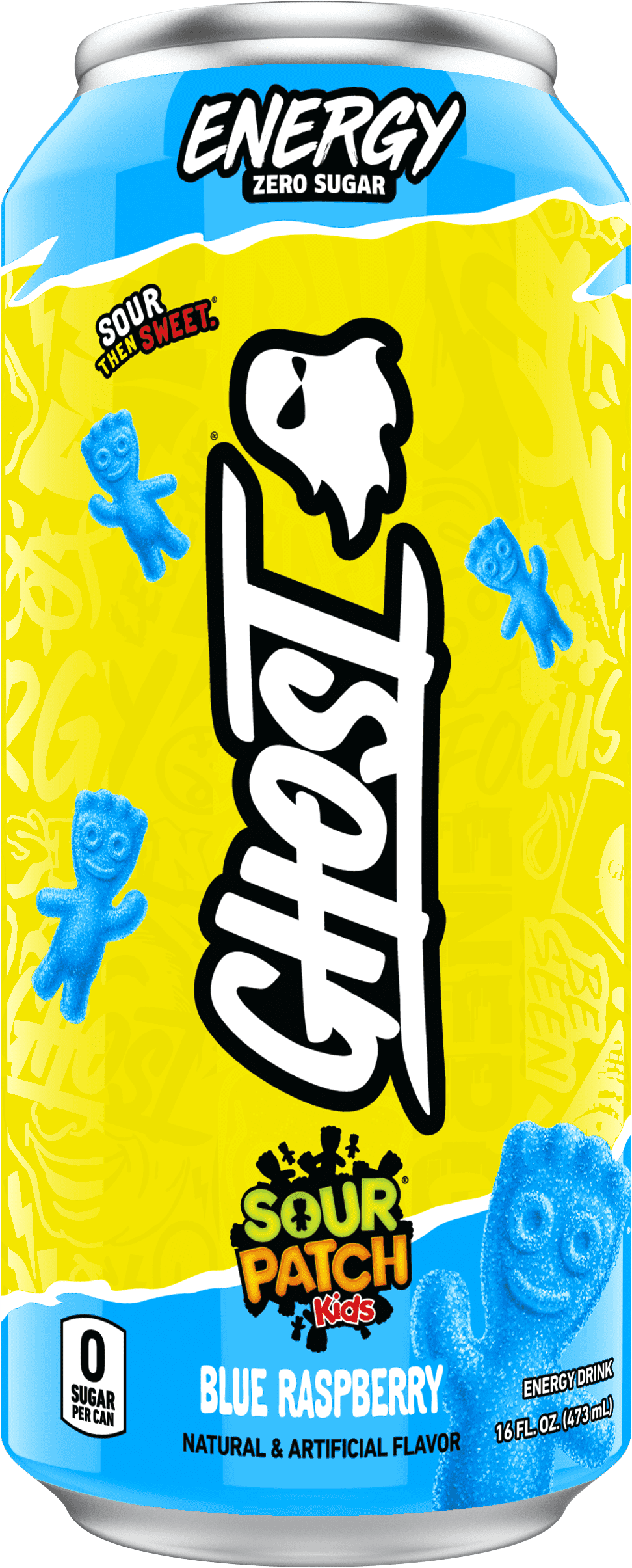 Blue Raspberry Ghost Energy Drink