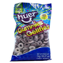 Load image into Gallery viewer, Sour Grape Rings 1kg Bag