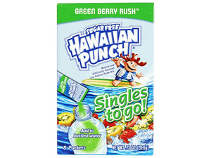 Hawaiian Punch Green Berry Rush Singles To Go 6 Count