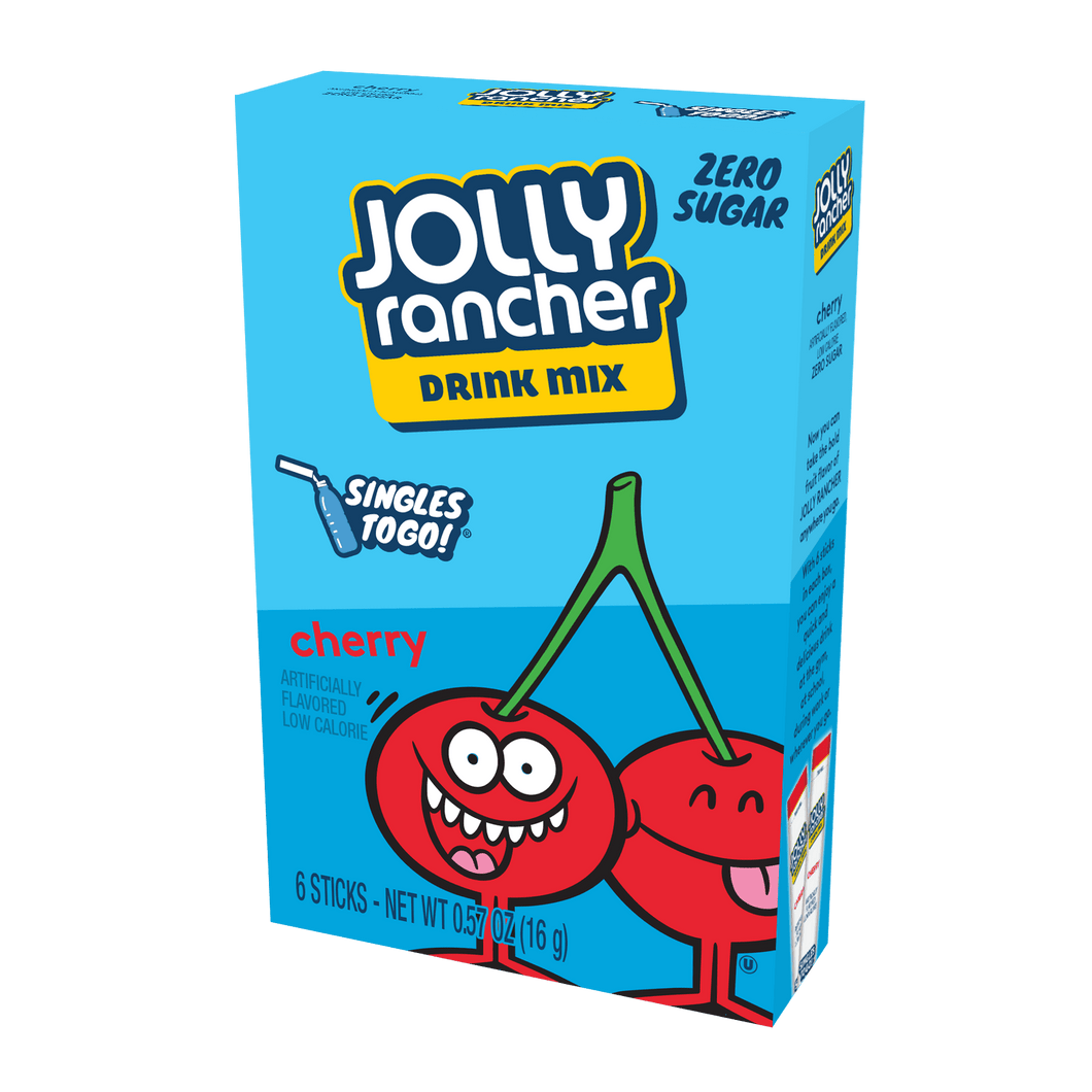 Jolly Rancher Cherry Singles To Go 6 Count