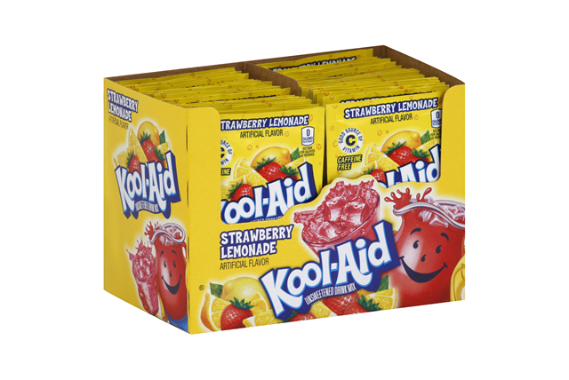 Kool Aid Strawberry Lemonade 48 Count Box