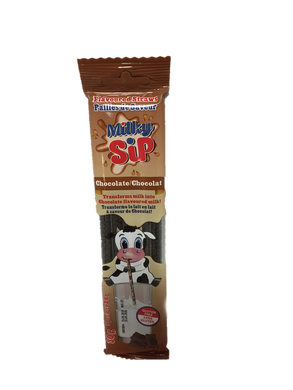 Chocolate Milky Sip Straws