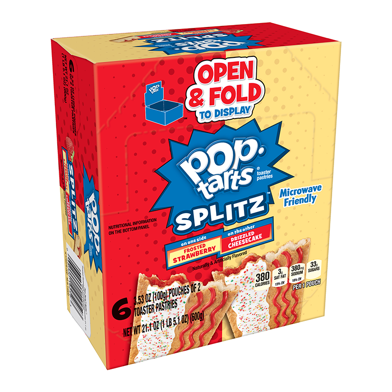 Frosted Strawberry /Drizzled Cheesecake Splitz Pop Tarts