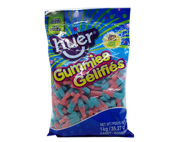 Sour Bubble Gum Bottles 1kg Bag
