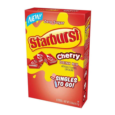 Starburst Cherry Singles To Go 6 Count