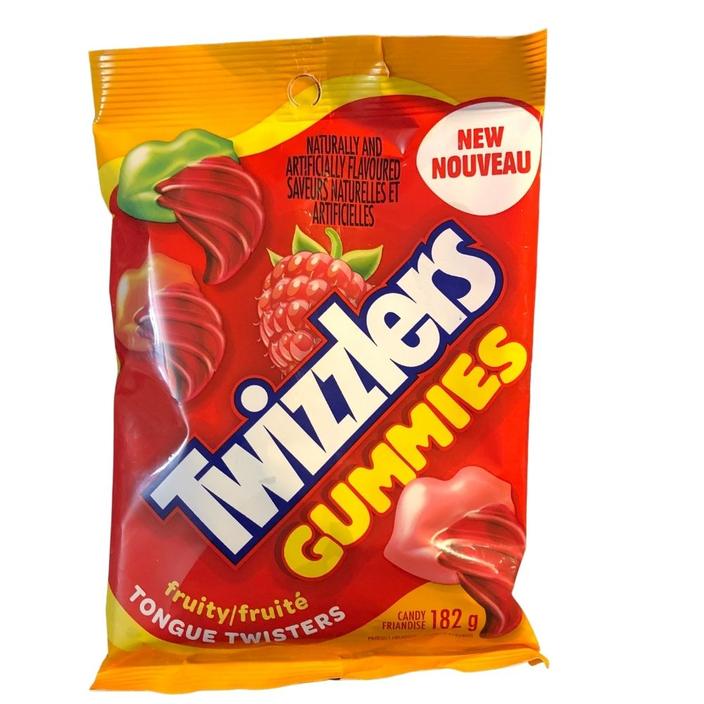 Twizzlers Gummies Tongue Twisters Raspberry