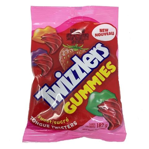 Twizzlers Gummies Tongue Twisters Strawberry